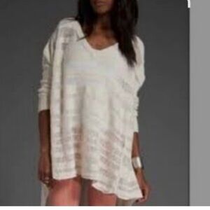 Lightweight black free people Tunic Sweater